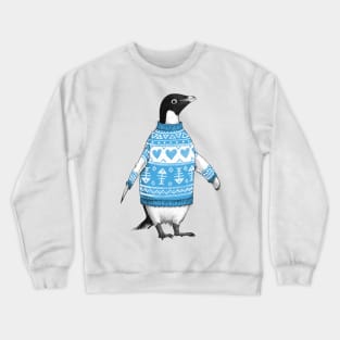 Penguin in a sweater Crewneck Sweatshirt